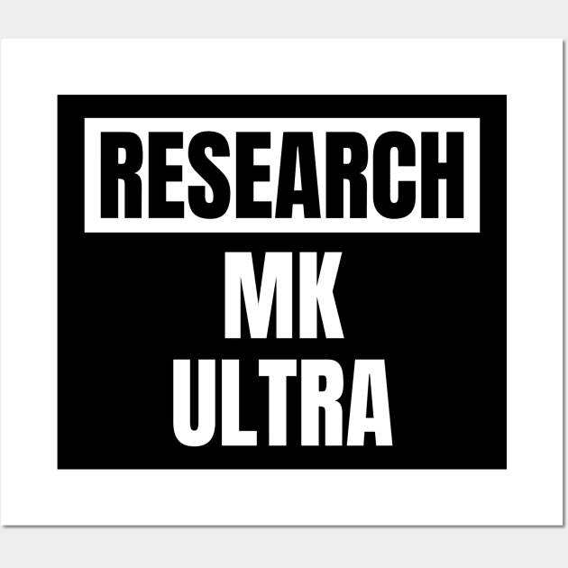 MK Ultra Mind Control Wall Art by Conspiracy Memes